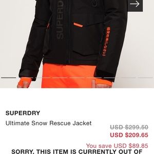 Brand new super dry snow coat
